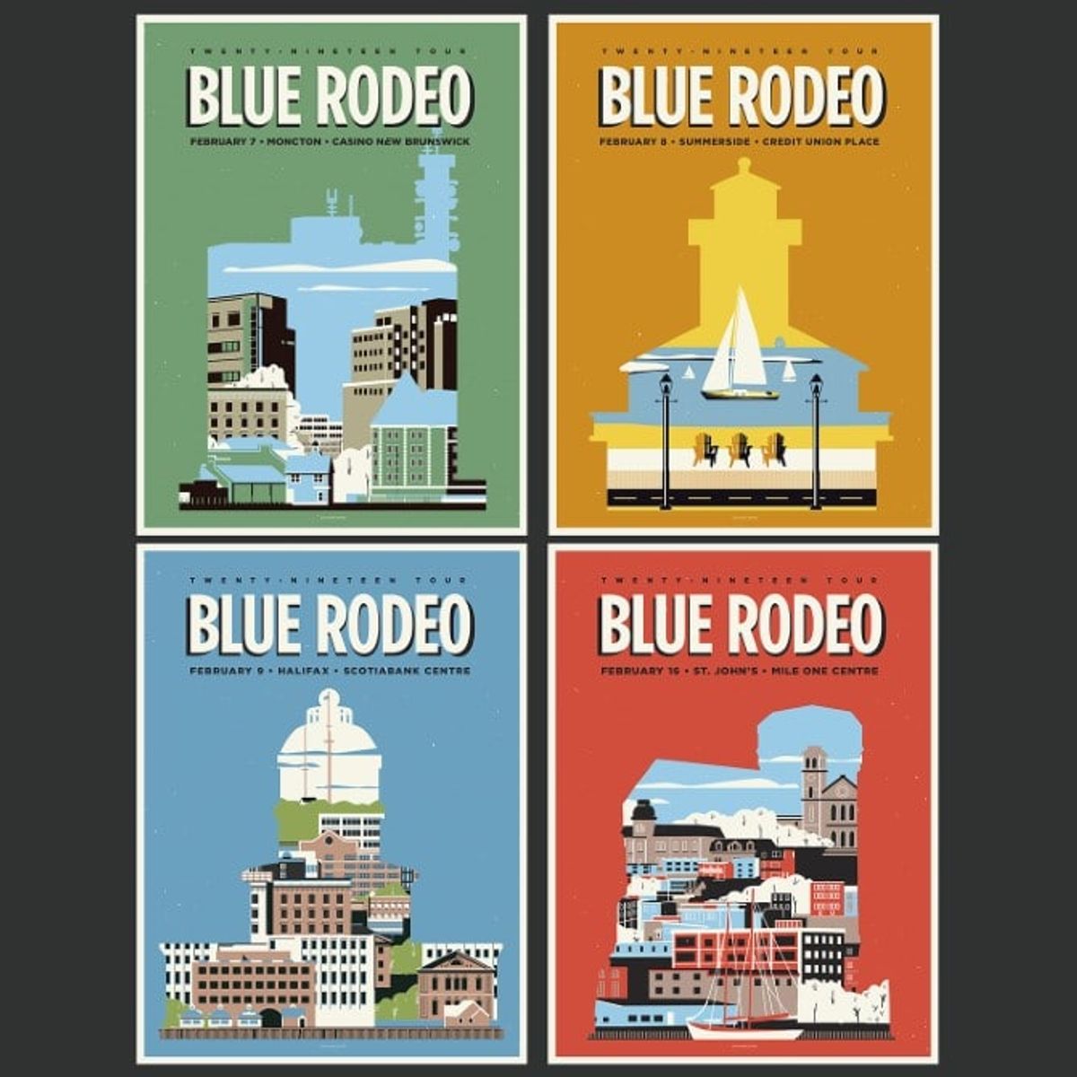 Bluerodeo Foureastcoastposters (custom)