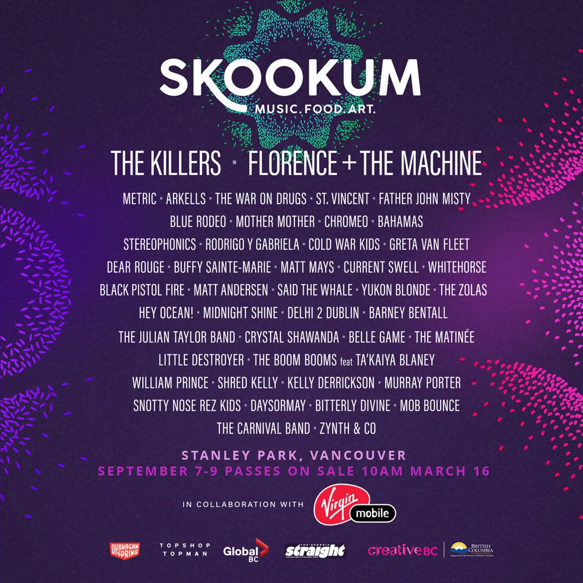 Blue Rodeo At SKOOKUM Festival