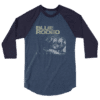 Unisex 34 Sleeve Raglan Shirt Heather Denim Navy Front 60bfd0ea5c3ef