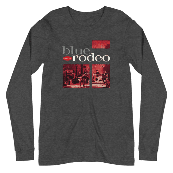 Unisex Long Sleeve Tee Dark Grey Heather Front 60bfcdd16bb7e