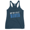 Womens Racerback Tank Top Indigo Front 60d36a7b1c642