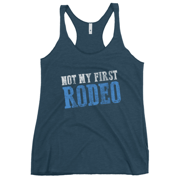 Womens Racerback Tank Top Indigo Front 60d36a7b1c642