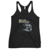 Womens Racerback Tank Top Vintage Black Front 60c18207d9495