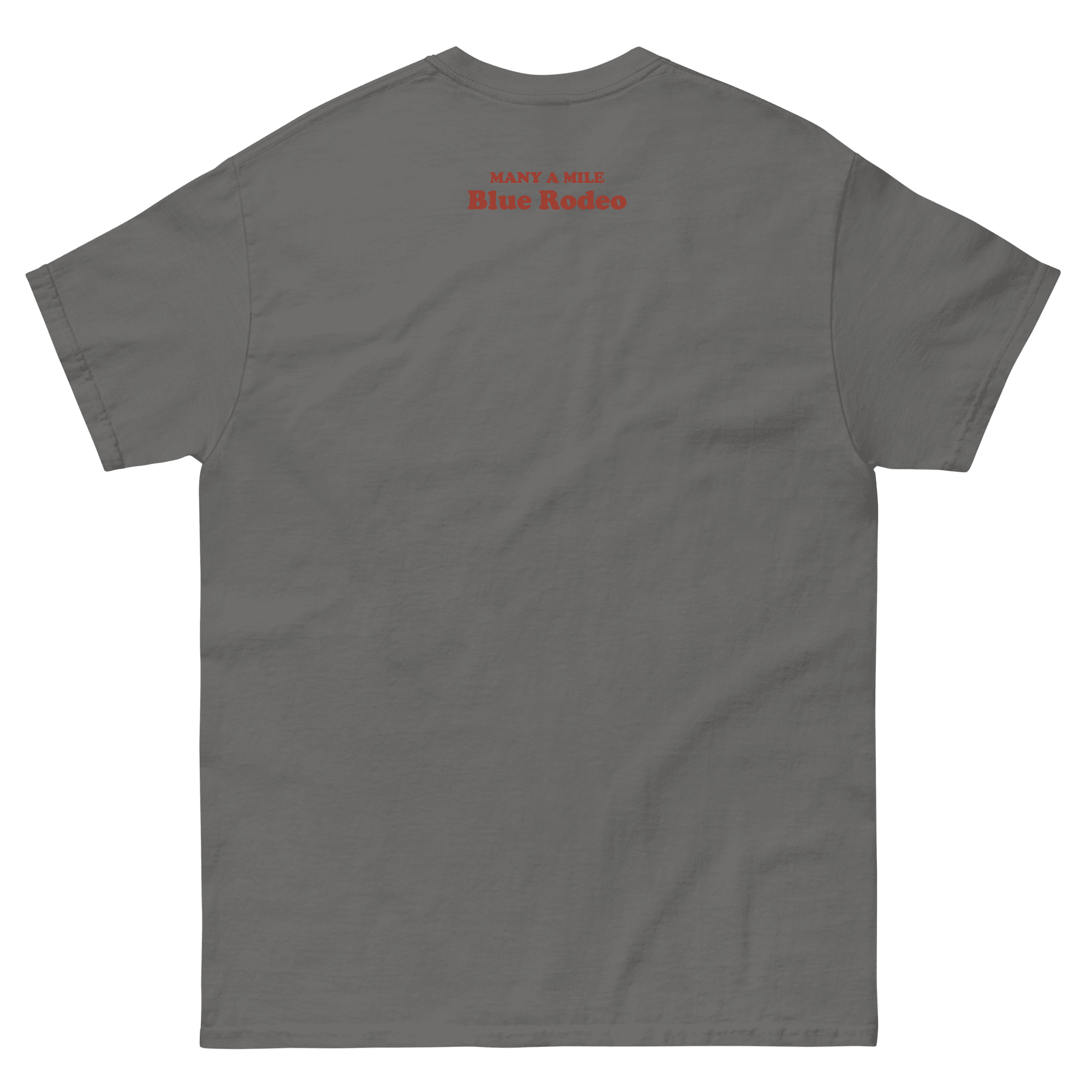 Many A Mile Gray Landscape Tour T-shirt